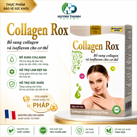 Collagen Rox Bổ Sung Collagen Và Isoflavon Cho Cơ Thể