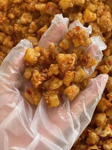tóp mỡ loại 1 (Nhà làm) Trọng lượng 500gr(Tặng 2 bịch ớt rim)