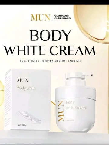 2Hủ Kem body Mun hỗ trợ trắng da toàn thân 200g( Tặng 2 miếng mặt nạ)