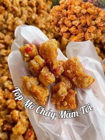 tóp mỡ loại 1 ( nhà làm) Trọng lượng 1kí ( Tặng 2 bịch ớt rim)