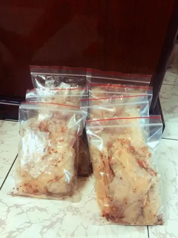Bánh tráng tỏi phi nhà làm bịch 500gr