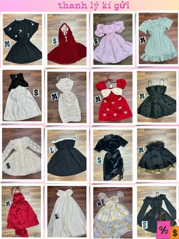 361B_đầm nữ sale nhiều mẫu .