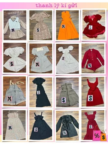 345B_đầm nữ nhiều mẫu.