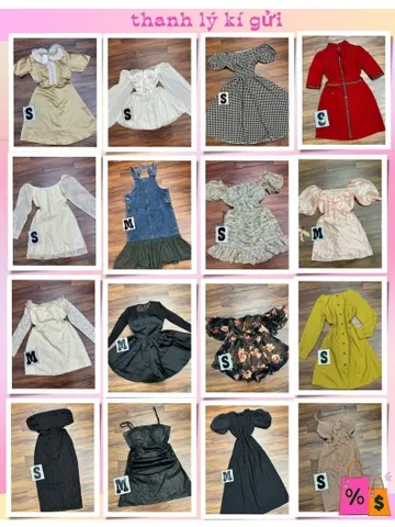 355B_đầm nữ sale TLKG