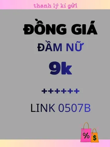 S35_đầm 9k khi mua từ 12 sản phẩm dọn kho.