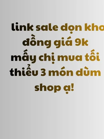ĐÃ HẾT_xã sale đầm nữ thanh lý đồng giá 9k