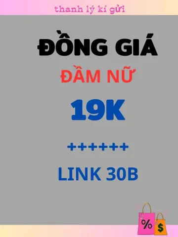 ĐÃ HẾT ❌ đầm sale 19k khi mua 2 sản phẩm.