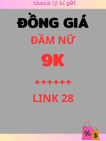 ĐÃ HẾT _ĐẦM ĐỒNG GIÁ 9K KHI MUA 6 SẢN PHẨM.