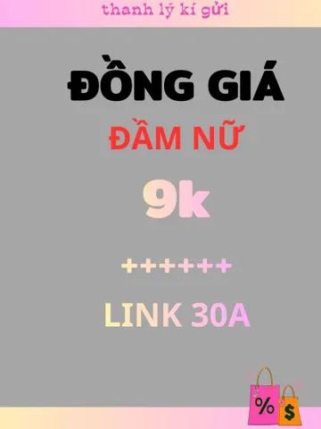 ĐÃ HẾT❌_đầm sale 9k khi mua 7 sản phẩm.