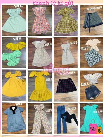 127_link sale đầm nữ/quần áo lẻ lộn xộn .