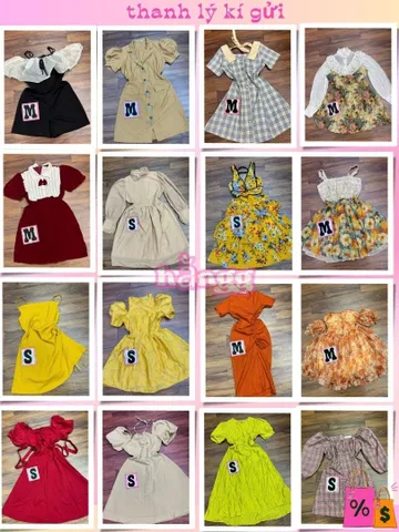 284 🎀 đầm hoa nhí tiểu thư pass.
