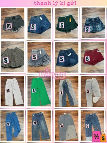 275 👖quần jean nữ thanh lý pass.