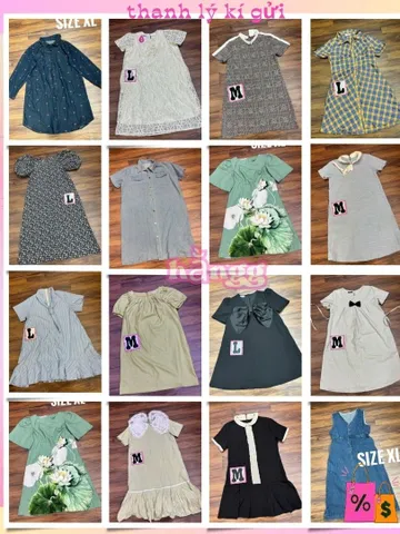 126_đầm suông,babydoll size lớn thanh lý giá rẻ.