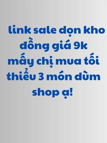 link này em sale đầm nữ đồng giá 9k _dọn kho