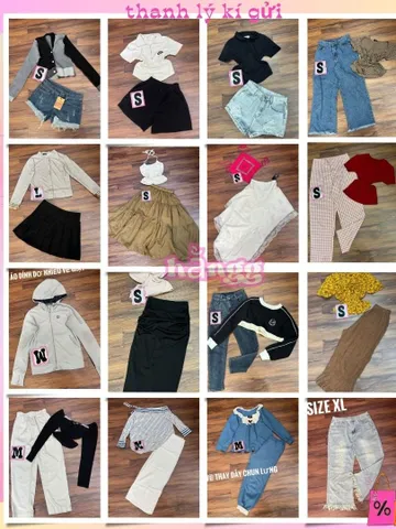 88_set đồ nữ nhiều mẫu quần dài pass