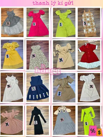 229 🎀 Đầm Nữ Thanh Lý Giá Rẻ 💖 Nhiều Mẫu Trendy 🌸 Mặc Đi Chơi/Đi Làm