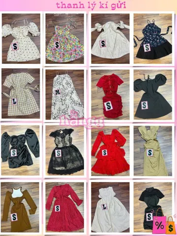 239 🛒 đầm nhiều mẫu siêu xinh.