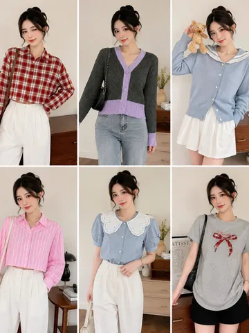 263 🥼áo sơ mi nữ nhiều mẫu xinh .