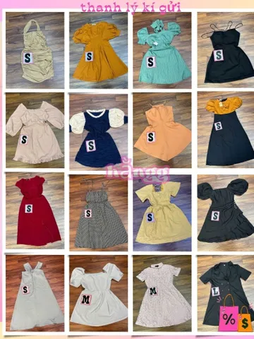 108_đầm xinh nhiều mẫu thanh lý