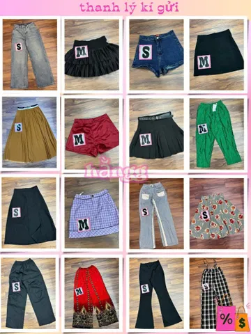 245 👖quần dài ,đùi đủ mẫu pass.