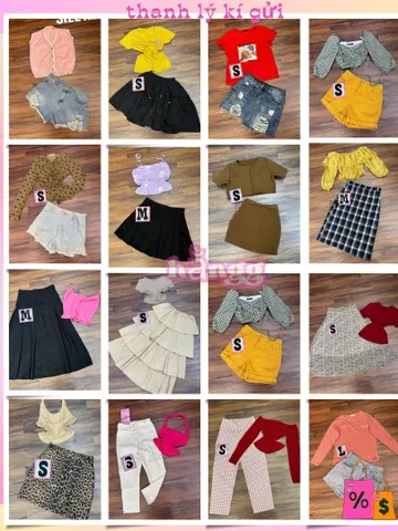 107_set đồ nữ nhiều mẫu pass giá hạt dẻ