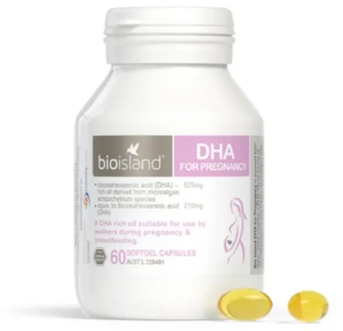 [ Nhập khẩu] Viên uống Bioisland DHA For Pregnancy Bổ Sung DHA Giúp Cải Thiện Sức Khỏe Phụ Nữ Có Thai & Cho Con Bú (60 viên)