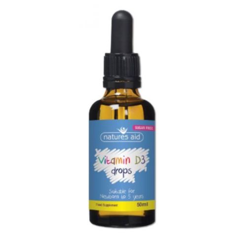 [Nhập khẩu] Natures Aid Mini Drops Vitamin D - Bổ sung Vitamin D