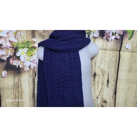 Khăn len đan tay hoa văn thời trang thích hợp nam nữ