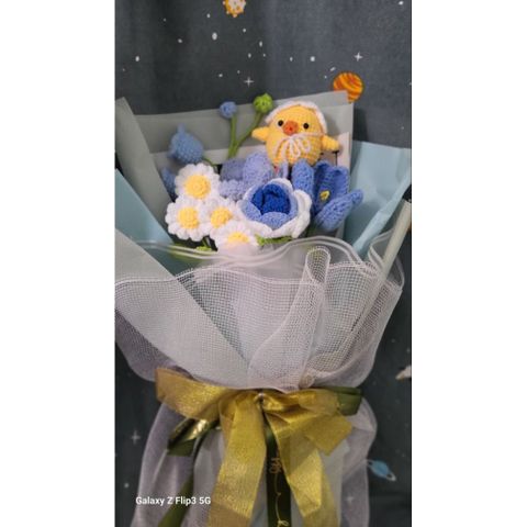 Bó hoa len handmade quà tặng ý nghĩa cho người thân, bạn bè