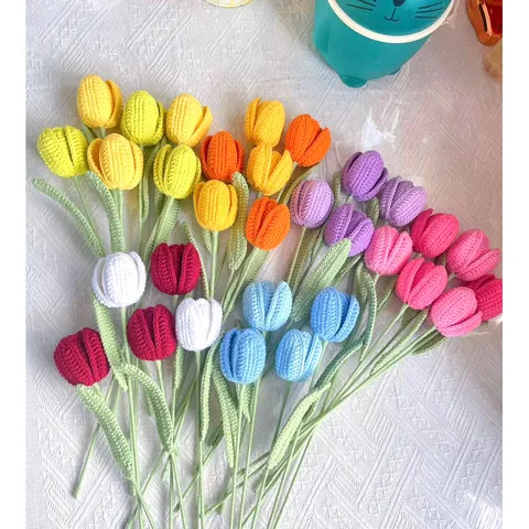 Hoa tulip len ghép cánh dùng làm quà tặng (không nhụy)