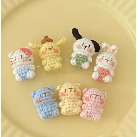 Móc Khóa Thú Mini Len Treo Balo, Túi Xách – Quà Tặng Xinh Xắn Handmade