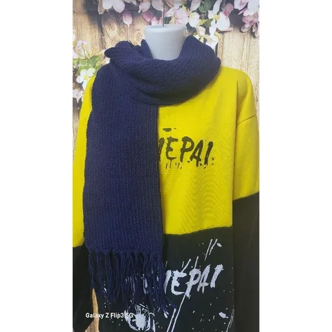 Khăn len đan tay tua rua nam nữ