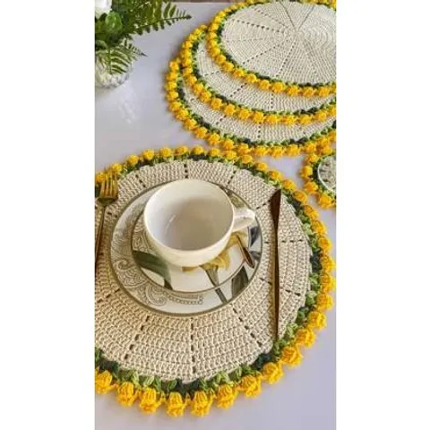 Thảm len hoa hồng, bó hoa len hoa hồng, làm quà tặng, trang trí