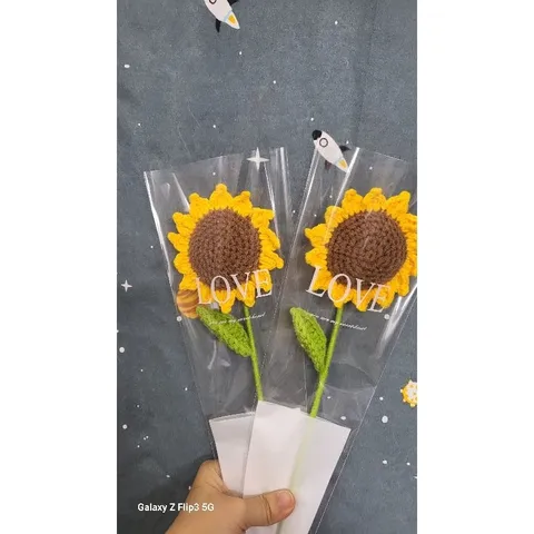 Bó hoa hướng dương 1 bông làm quà tặng