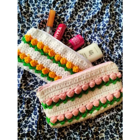 Ví Len Đựng Bút Handmade – Túi bút nhỏ gọn, tiện lợi, quà tặng xinh xắn