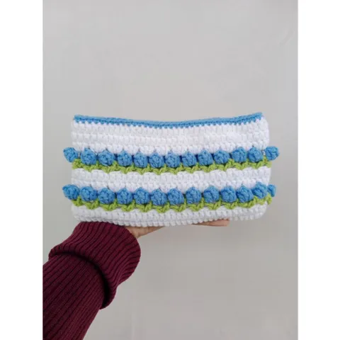 Ví Len Đựng Bút Handmade – Túi bút nhỏ gọn, tiện lợi, quà tặng xinh xắn