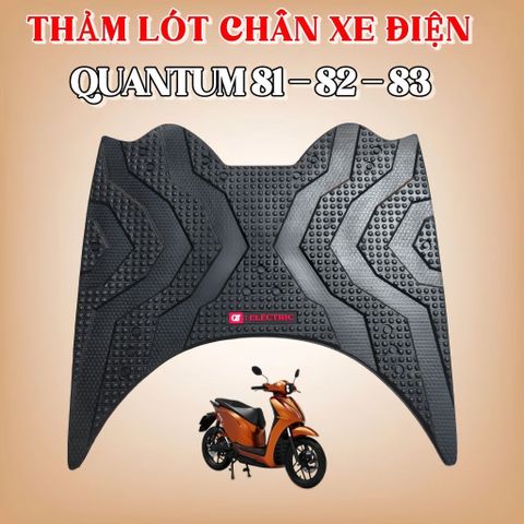 Thảm Lót Chân Xe Điện Quantum S1 S2 S3 Cao Cấp Form Zin–Chống Trượt, Chống Nước, Dễ Vệ Sinh, Bền Đẹp