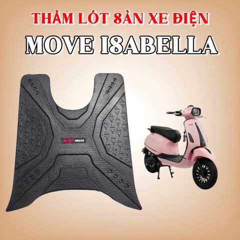 Thảm lót sàn xe điện MOVE ISABELLA ,Victoria kiểu Vespa và Vespro Viet Thai, Nispa Osakar (Cao su, dày dặn dẻo dai)