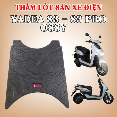 yadea s3 Thảm lót sàn xe điện Yadea s3 - s3 pro - yadea ossy , cao cấp cao su dẻo màu đen