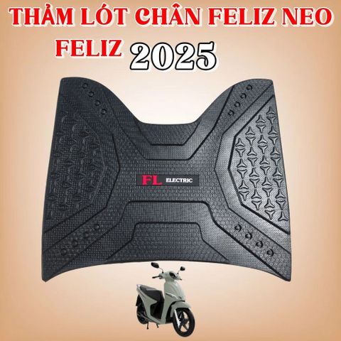 Thảm Lót Sàn Xe Điện Feliz Neo, Feliz 2025 & 2026, Feliz 2  – Cao Su Dẻo, Bảo vệ Sàn Xe, Form Zin