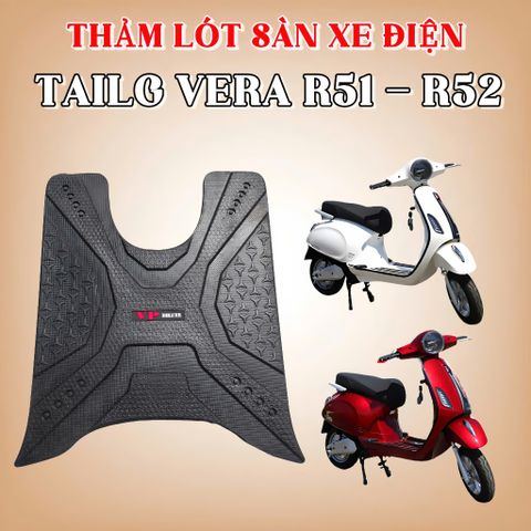 Thảm lót sàn xe điện TAILG Vera R51/ R52 và TAILG Nova R54 / R54 Plus ( cao su dẻo dai dày dặn)