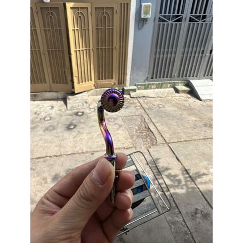 Móc treo đồ xe máy, MÓC CÂU - MÓC CONG inox titan gắn xe máy cho các dòng xe số (wave ,fu ,dream,..vv) xe ga AB .vv