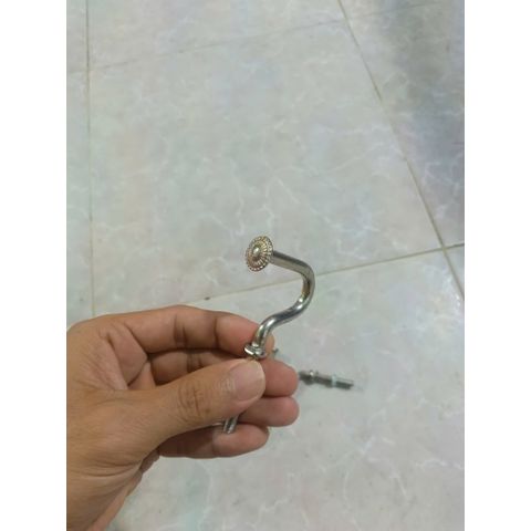 Móc treo đồ xe máy, MÓC CÂU - MÓC CONG inox titan gắn xe máy cho các dòng xe số (wave ,fu ,dream,..vv) xe ga AB .vv