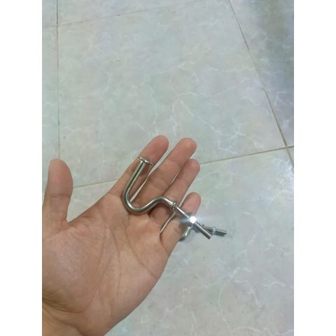 Móc treo đồ xe máy, MÓC CÂU - MÓC CONG inox titan gắn xe máy cho các dòng xe số (wave ,fu ,dream,..vv) xe ga AB .vv