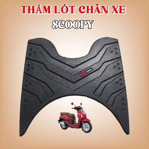 Thảm Lót Sàn Xe Máy Scoopy Chống Trượt Cao Cấp Form Zin Đẹp Bền Dễ Vệ Sinh