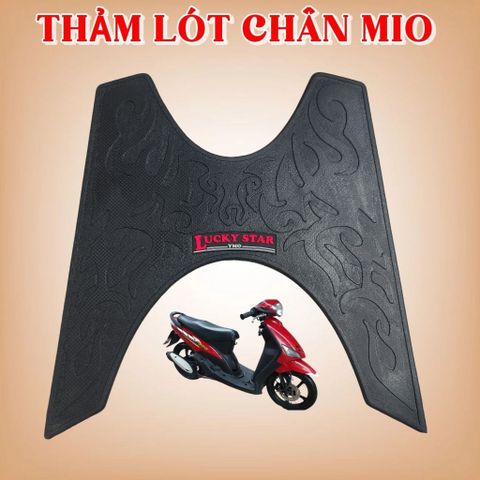 Thảm Lót Chân Xe Mio Chống Trượt Chống Nước Form Zin Lót Sàn Yamaha Mio Bền Đẹp Dễ Vệ Sinh