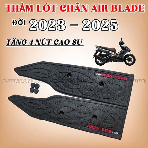 (Tặng Ốc ) AB 23 , Thảm Lót Chân Xe AB 125/160 2023–2025 Cao Su Chống Trượt Bền Đẹp Phụ Kiện Xe Máy