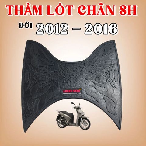 SH 12, Thảm Sàn Xe SH 2012-2016 Cao Cấp, Chống Trượt, Chống Nước, Bền Bỉ, Dễ Vệ Sinh, Phụ Kiện Xe SH