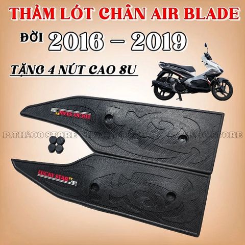 (Tặng Ốc ) AB 16 ,Thảm Lót Sàn Air Blade 2016 2017 2018 2019 ,Thảm Sàn Xe AB 16 17 18 19 Bền Đẹp