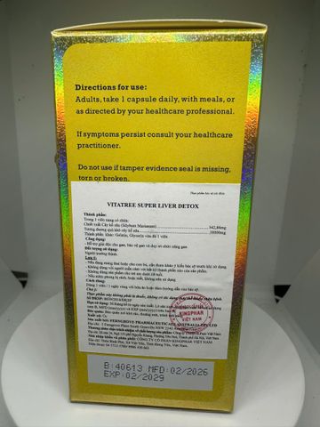 Bổ gan Vitatree Super Liver Detox
